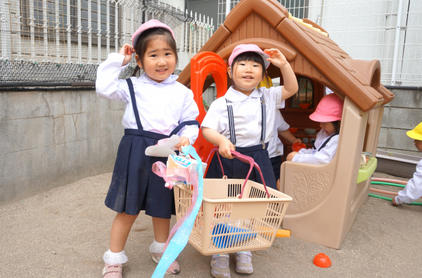 少しずつ幼稚園に慣れてきました♪