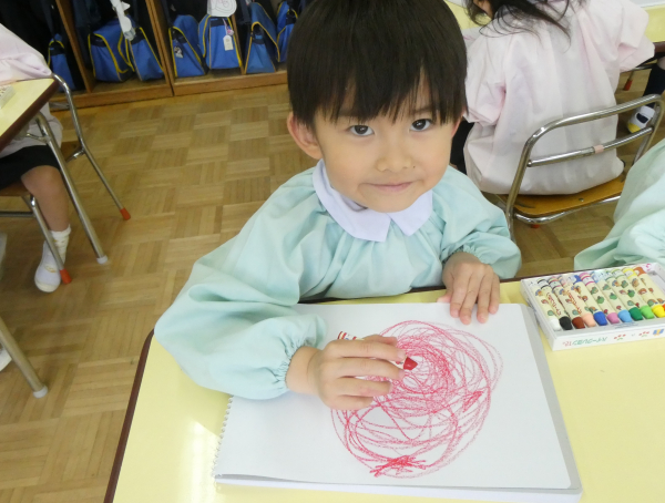 自由画帳を使って、初めてのお絵描き♪
