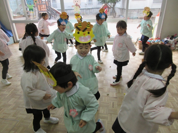 鬼のお面製作《年少》