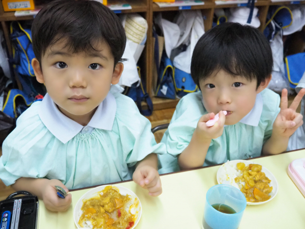 お泊まり保育！①