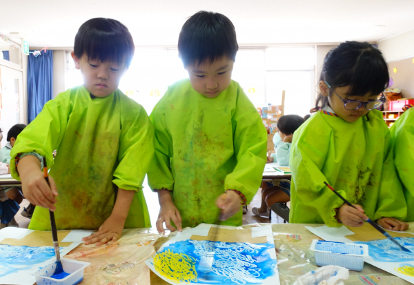 お月見製作《年中組》