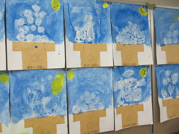 お月見製作《年中組》