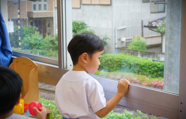 雨の日のお部屋の様子・・・