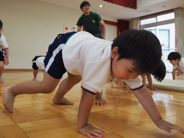 年少　初めての体育正課！