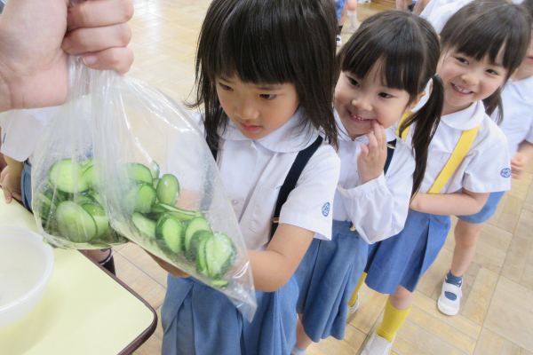 美味しかった夏野菜♪≪年長≫