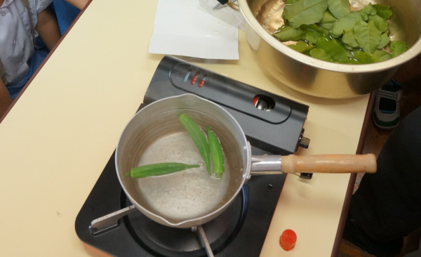 年長組の夏野菜