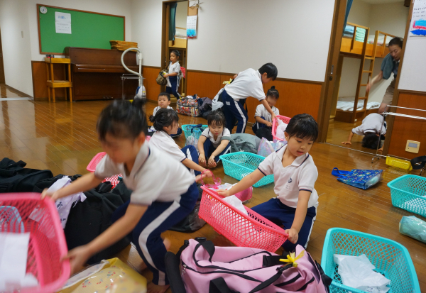 林間保育③　追分寮♪